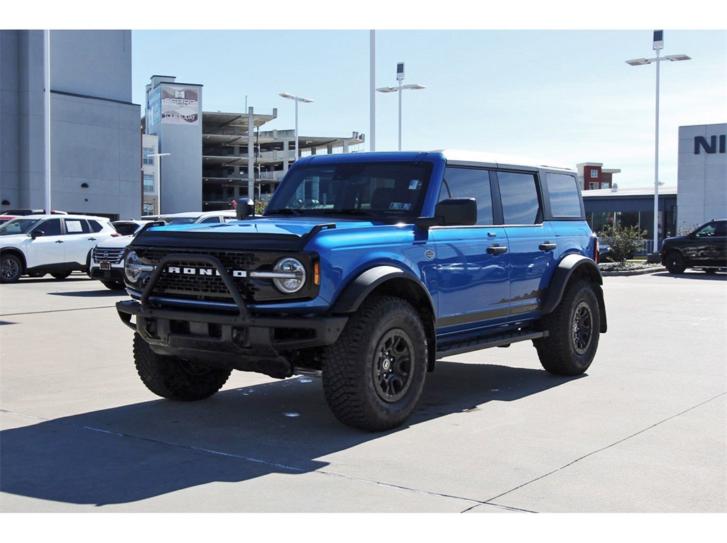 2023 Ford Bronco Wildtrak Blue at Classic Chevrolet Galveston