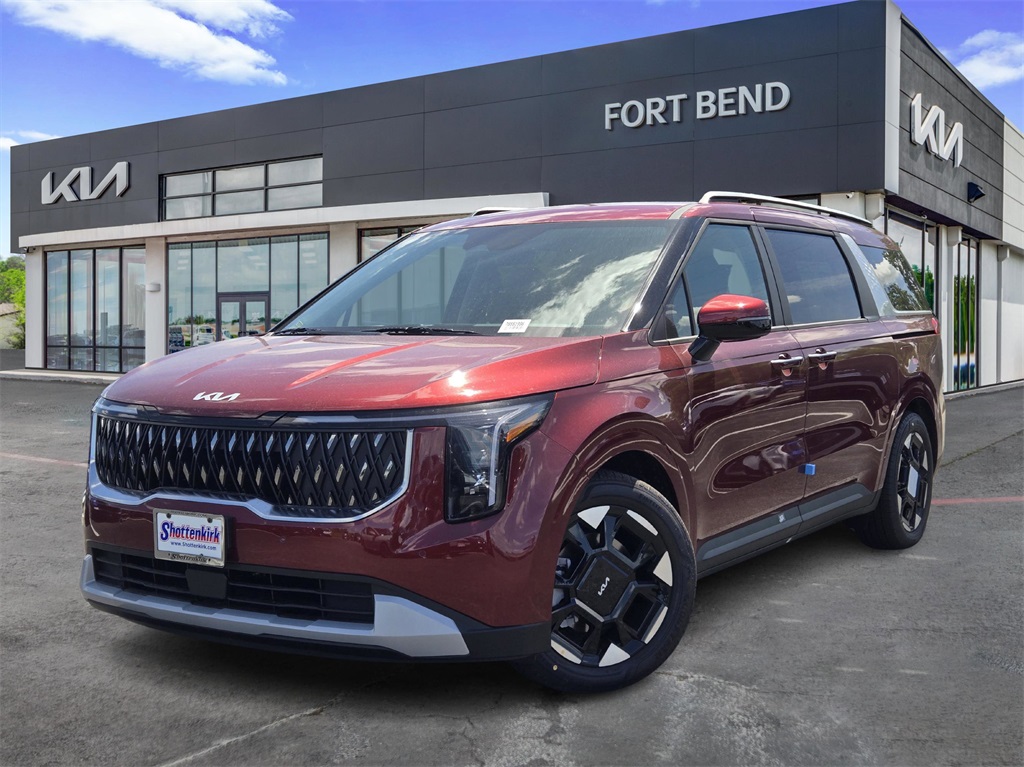 2026 Kia Carnival EX Red at DeMontrond Automotive Group