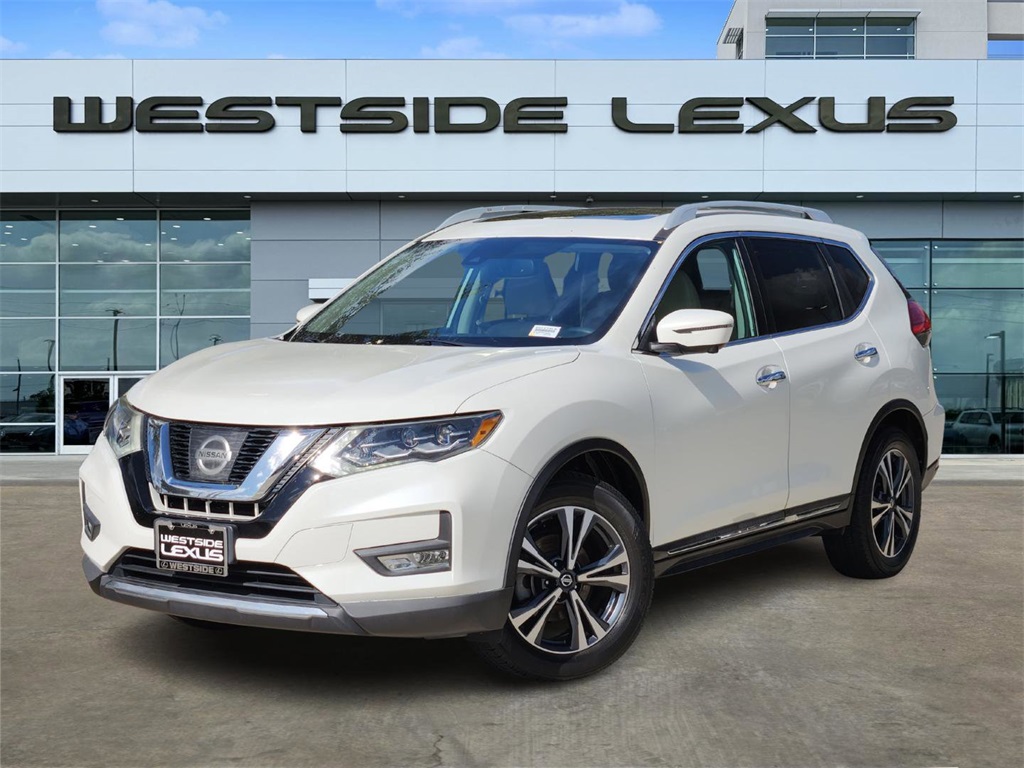 2017 Nissan Rogue SL White at Bayshore Chrysler Jeep Dodge Ram