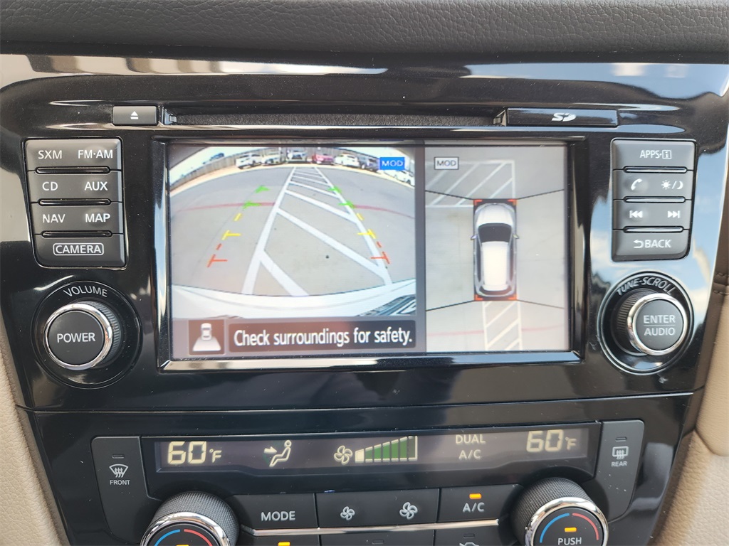 2017 Nissan Rogue SL White at Bayshore Chrysler Jeep Dodge Ram