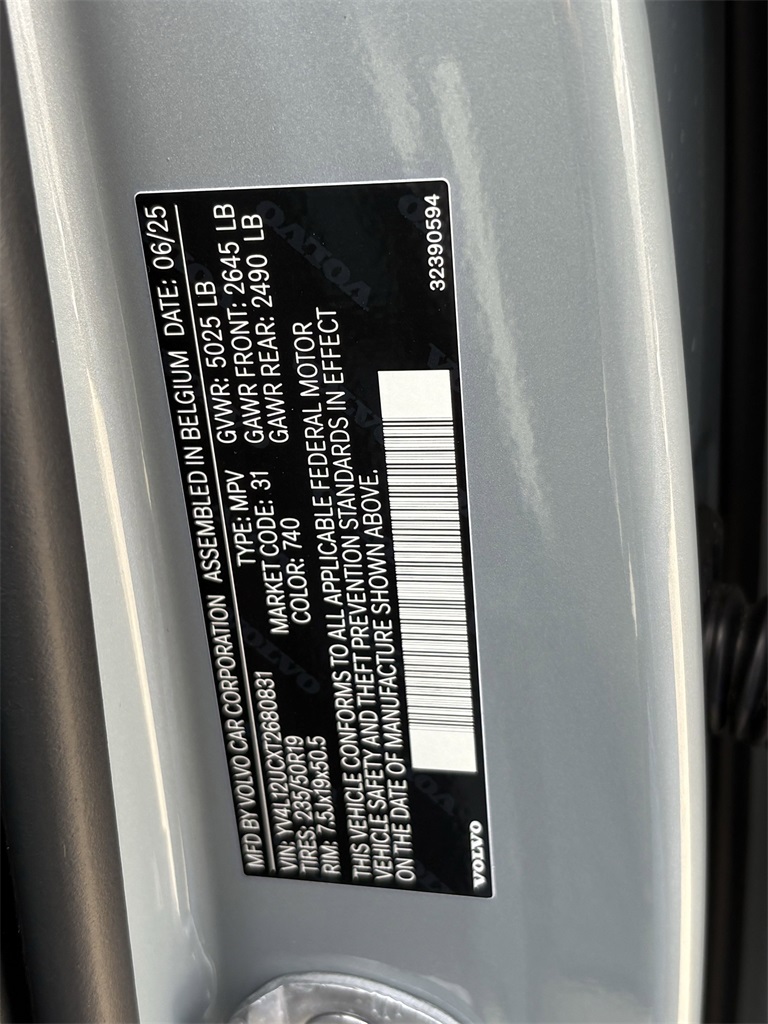 2026 Volvo XC40 B5 AWD PLus Gray at DeMontrond Automotive Group