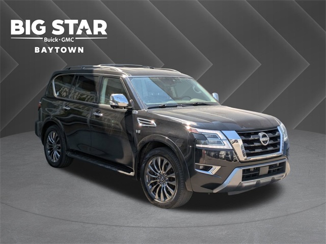 2021 Nissan Armada Platinum Black at Bayway Cadillac of The Woodlands