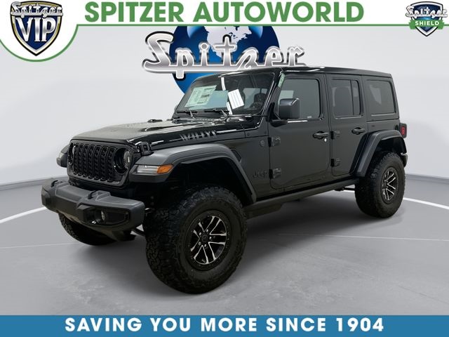 Black Clearcoat 2026 Jeep Wrangler Willys 4-Door 4WD SUV / Crossover Four-Wheel Drive 8-Speed Automatic