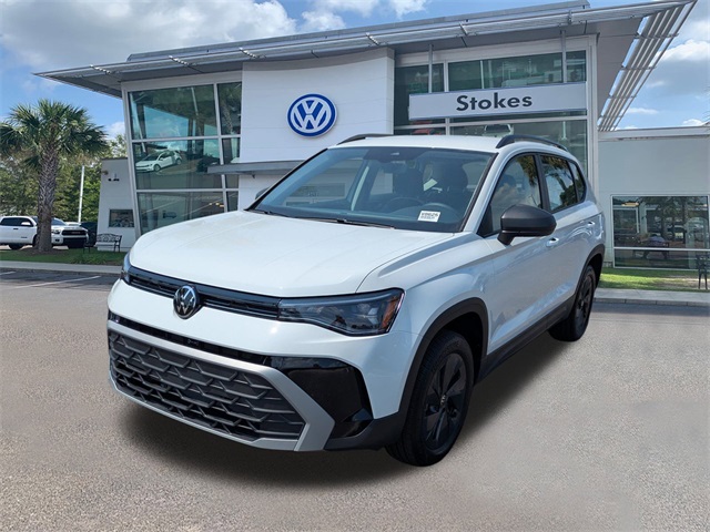 2025 Volkswagen Taos 1.5T S White at Stokes Volkswagen