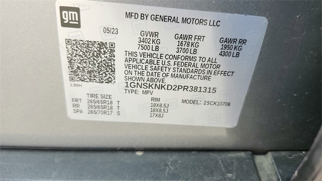 2023 Chevrolet Tahoe