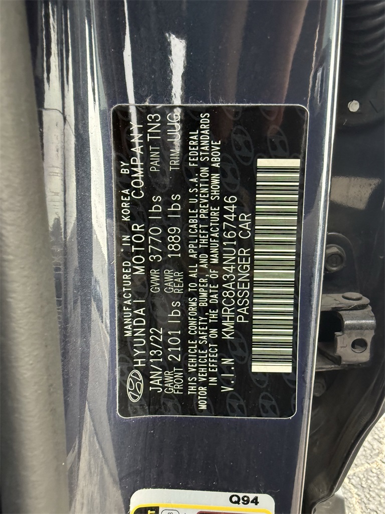 2022 Hyundai Venue Limited Blue at Baytown Hyundai