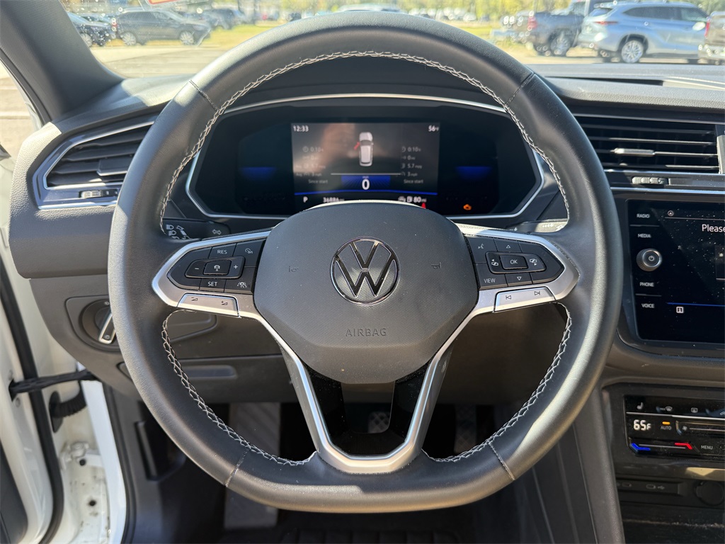 2022 Volkswagen Tiguan 2.0T SE White at Wharton Ford