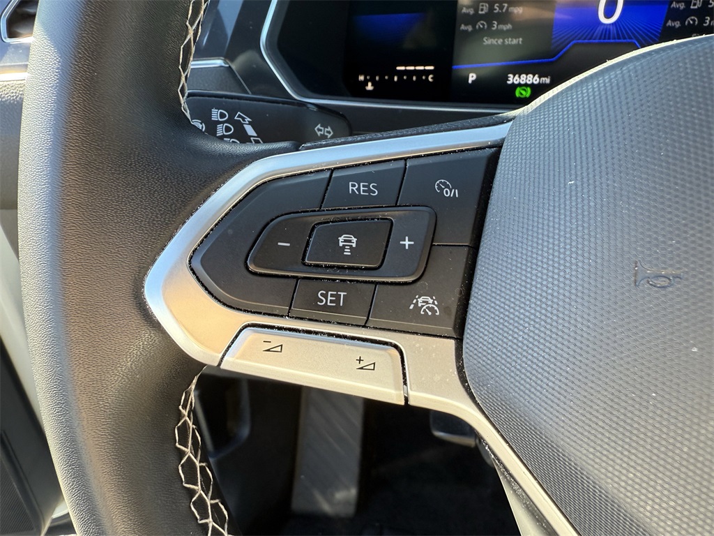 2022 Volkswagen Tiguan 2.0T SE White at Wharton Ford