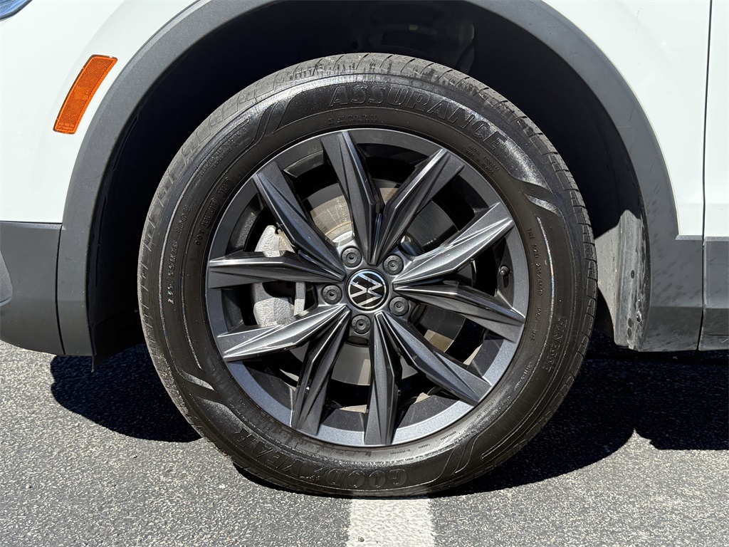 2022 Volkswagen Tiguan 2.0T SE White at Wharton Ford