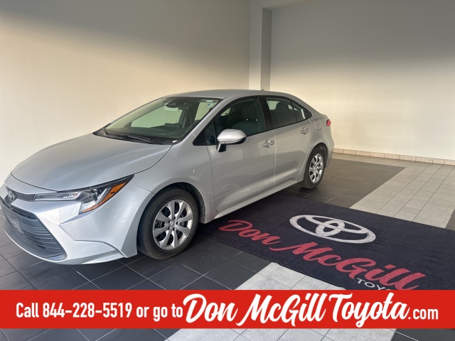 2024 Toyota Corolla LE Silver at Don McGill Toyota