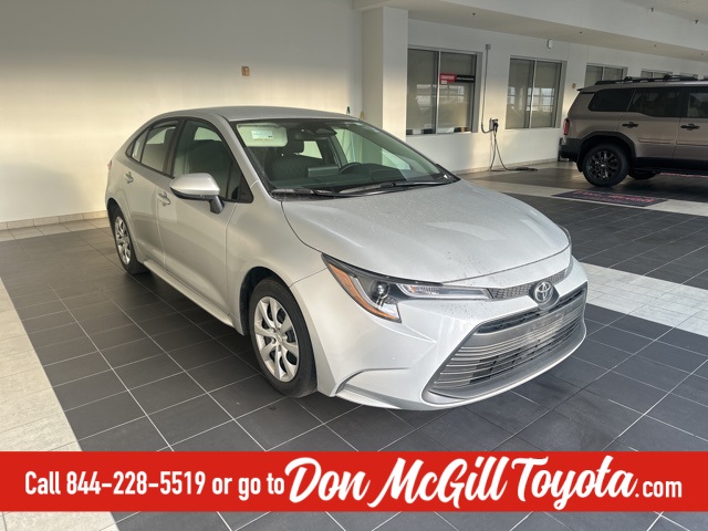 2024 Toyota Corolla LE Silver at Don McGill Toyota