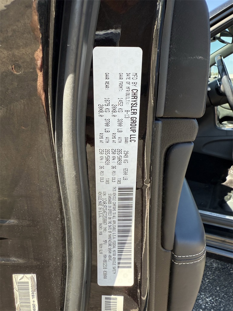 2014 Jeep Grand Cherokee Overland Black at Westside Lexus