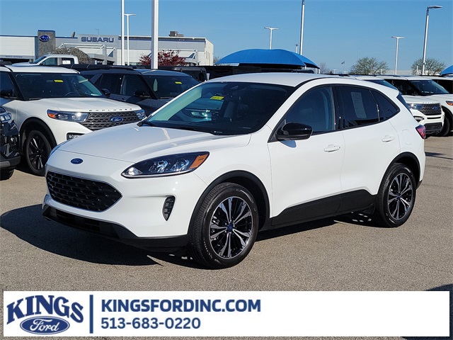 Oxford White 2022 Ford Escape SE FWD SUV / Crossover Front-Wheel Drive 8-Speed Automatic
