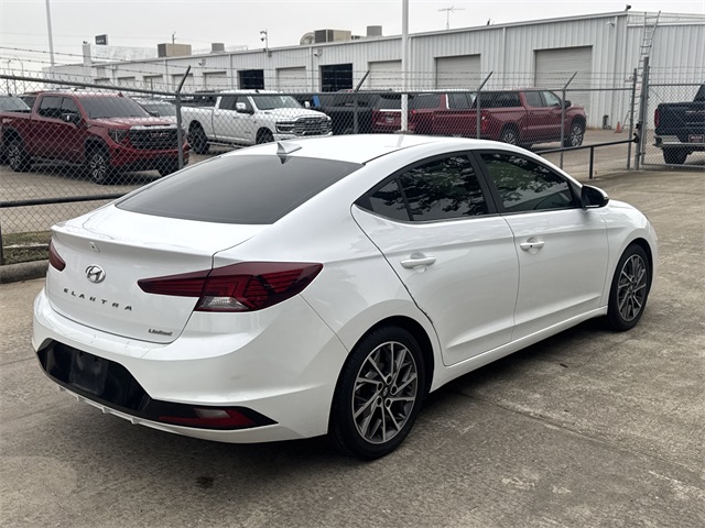 2020 Hyundai Elantra Limited White at Martin Chrysler Dodge Jeep Ram