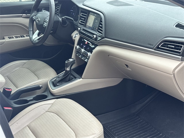 2020 Hyundai Elantra Limited White at Martin Chrysler Dodge Jeep Ram
