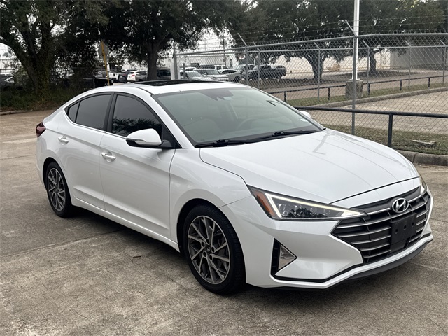 2020 Hyundai Elantra Limited White at Martin Chrysler Dodge Jeep Ram