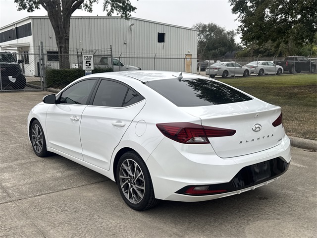 2020 Hyundai Elantra Limited White at Martin Chrysler Dodge Jeep Ram