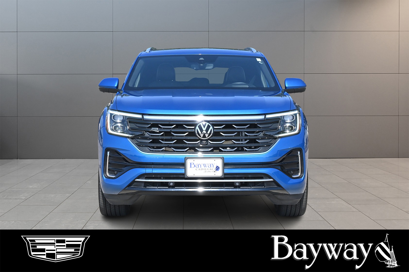 2024 Volkswagen Atlas Cross Sport 2.0T SEL Premium R-Line Blue at Bayshore Chrysler Jeep Dodge Ram