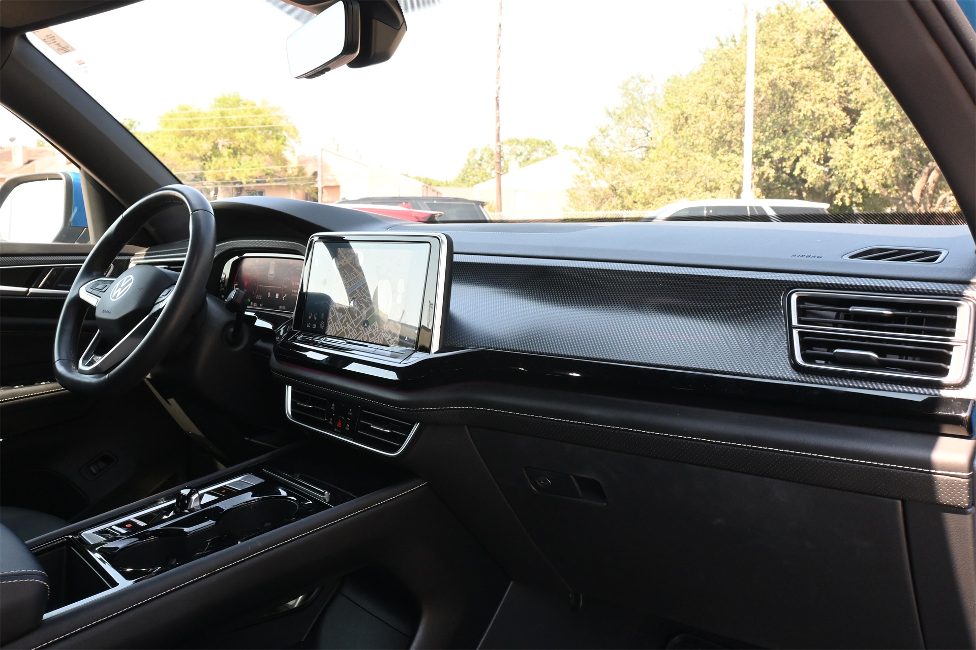 2024 Volkswagen Atlas Cross Sport 2.0T SEL Premium R-Line Blue at Bayshore Chrysler Jeep Dodge Ram