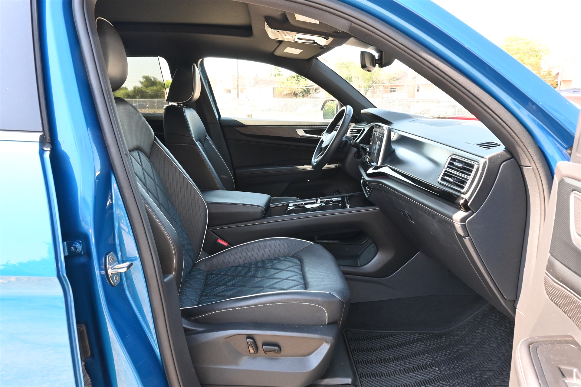 2024 Volkswagen Atlas Cross Sport 2.0T SEL Premium R-Line Blue at Bayshore Chrysler Jeep Dodge Ram