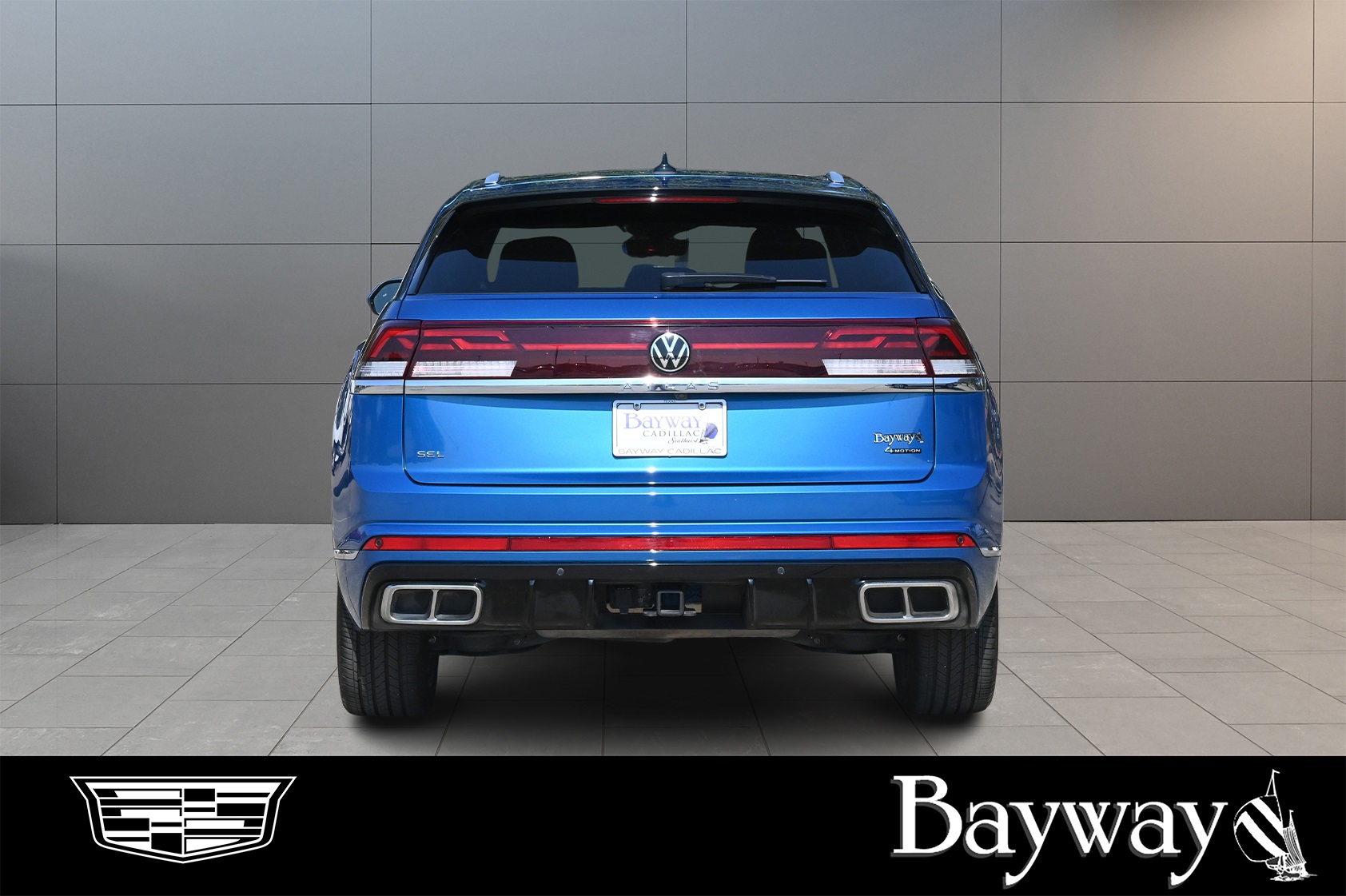 2024 Volkswagen Atlas Cross Sport 2.0T SEL Premium R-Line Blue at Bayshore Chrysler Jeep Dodge Ram