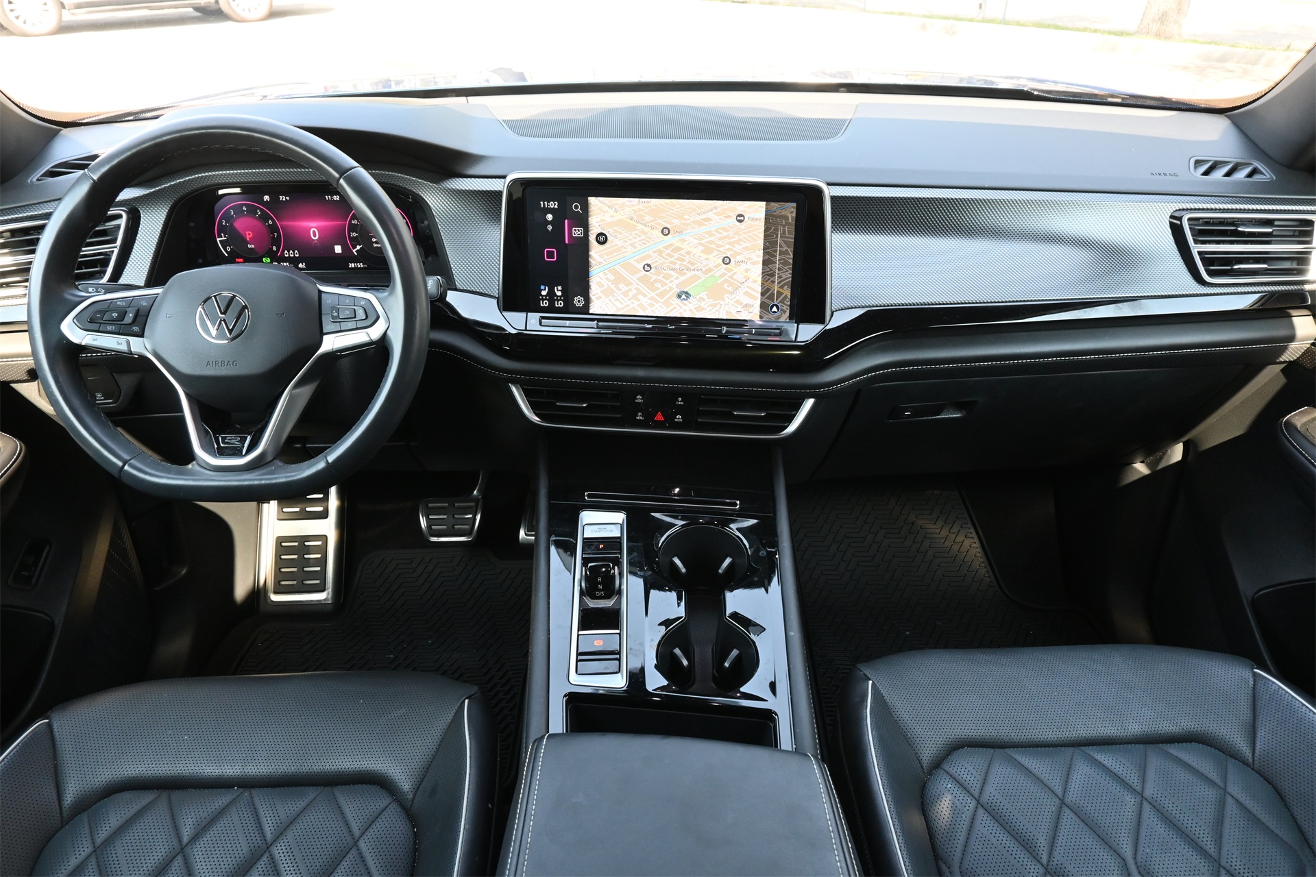 2024 Volkswagen Atlas Cross Sport 2.0T SEL Premium R-Line Blue at Bayshore Chrysler Jeep Dodge Ram