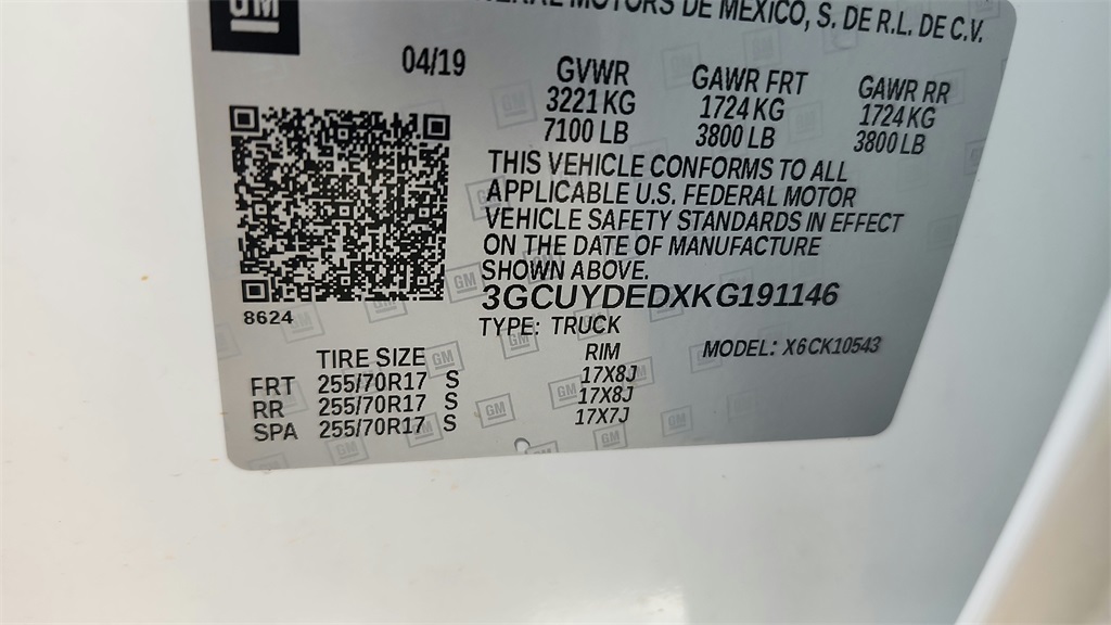 2019 Chevrolet Silverado 1500