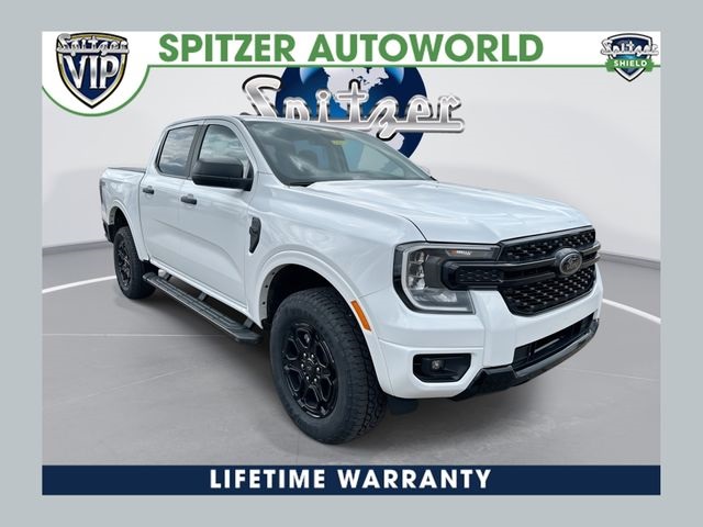 Oxford White 2026 Ford Ranger XLT SuperCrew 4WD Pickup Truck Four-Wheel Drive Automatic