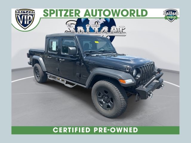 Black Clearcoat 2021 Jeep Gladiator Pickup Truck Four-Wheel Drive 6-Speed Manual