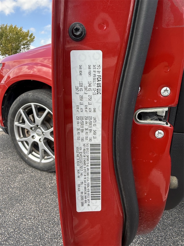 2016 Dodge Journey R/T Red at Parkway Family Mazda