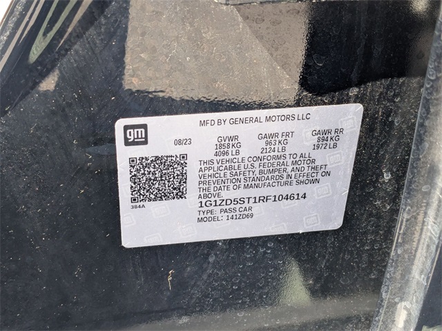 2024 Chevrolet Malibu LT Black at Davis Toyota of Orangeburg