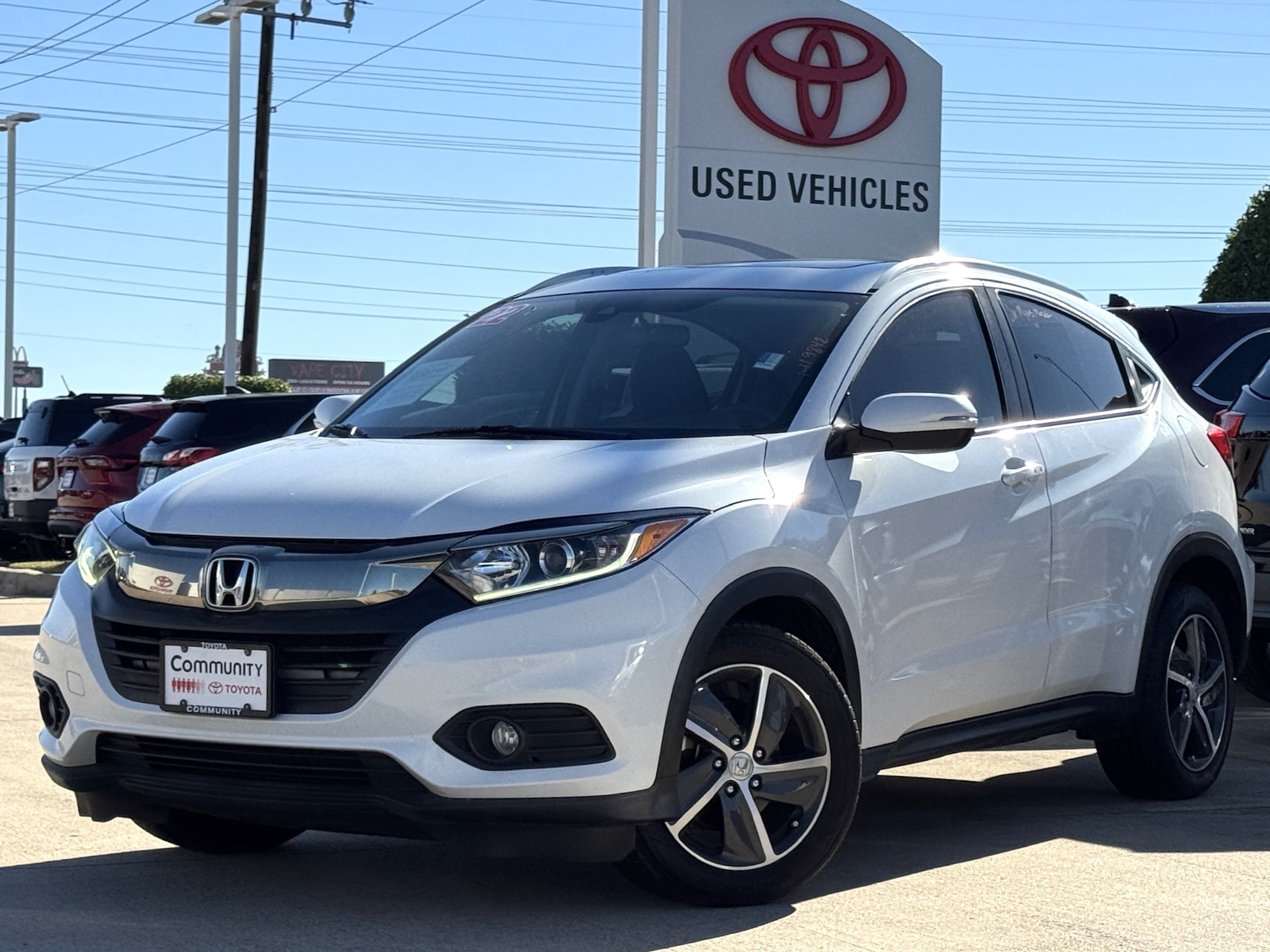 2022 Honda HR-V EX White at AutoSavvy Houston Northwest
