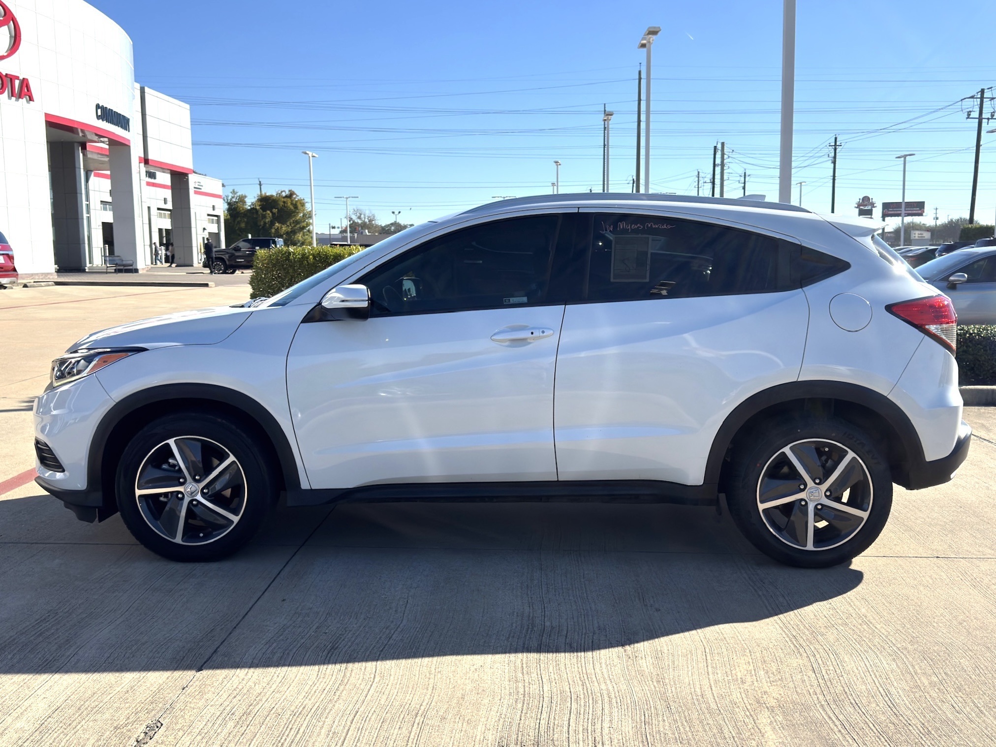 2022 Honda HR-V EX White at AutoSavvy Houston Northwest