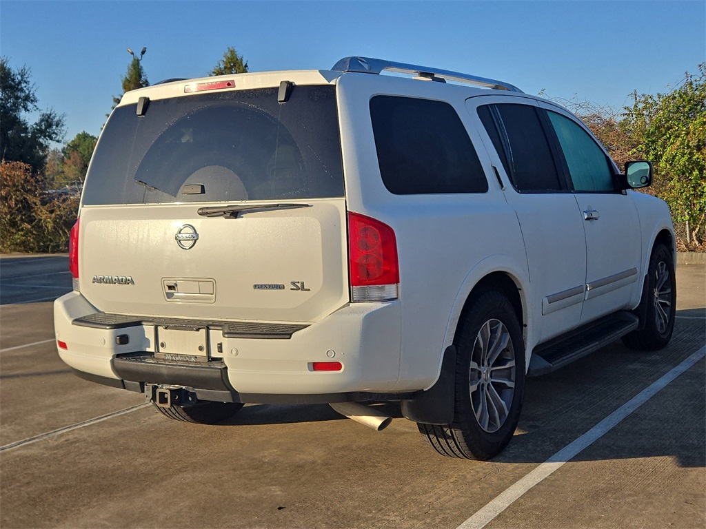 2015 Nissan Armada SL White at Central Houston Nissan