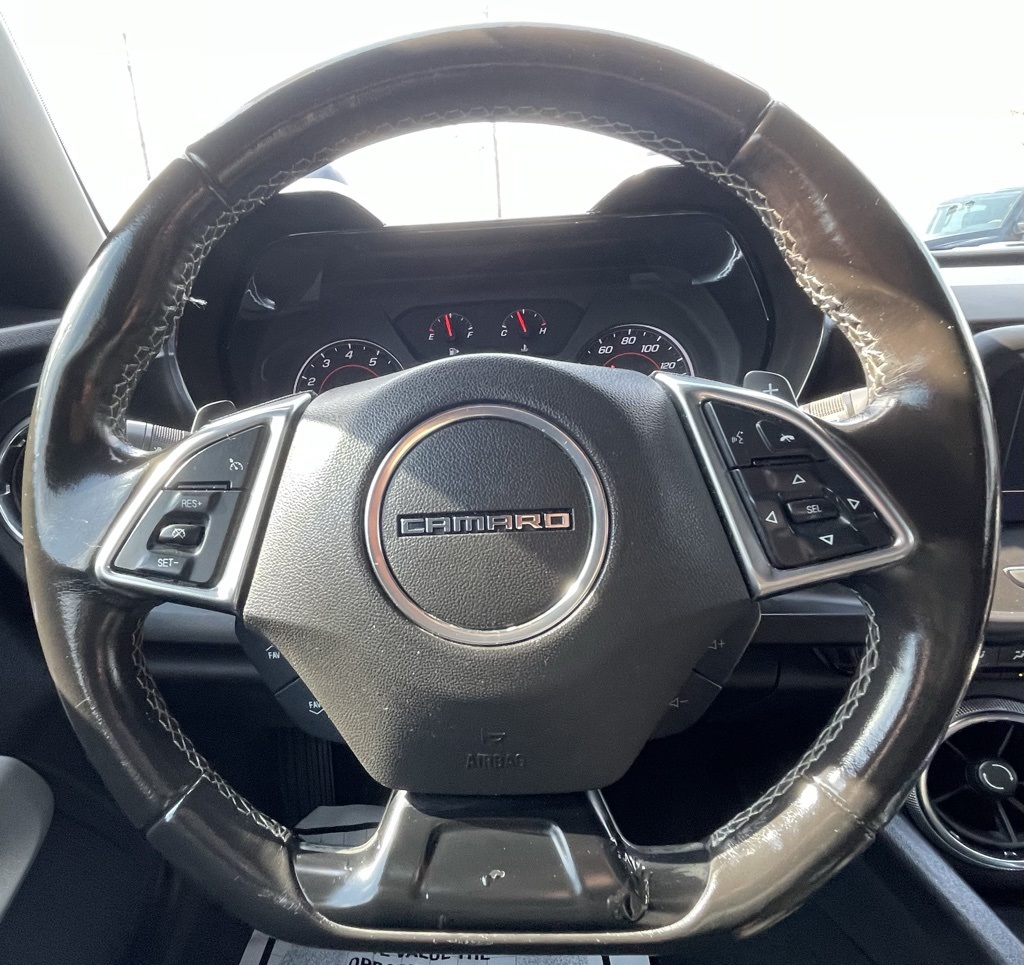 2019 Chevrolet Camaro 1LT White at North Houston Mitsubishi