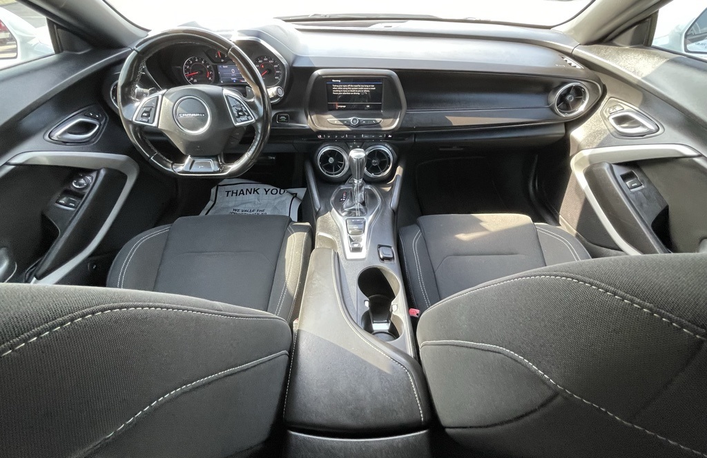 2019 Chevrolet Camaro 1LT White at North Houston Mitsubishi