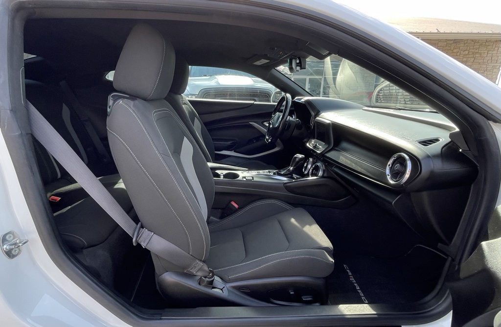 2019 Chevrolet Camaro 1LT White at North Houston Mitsubishi