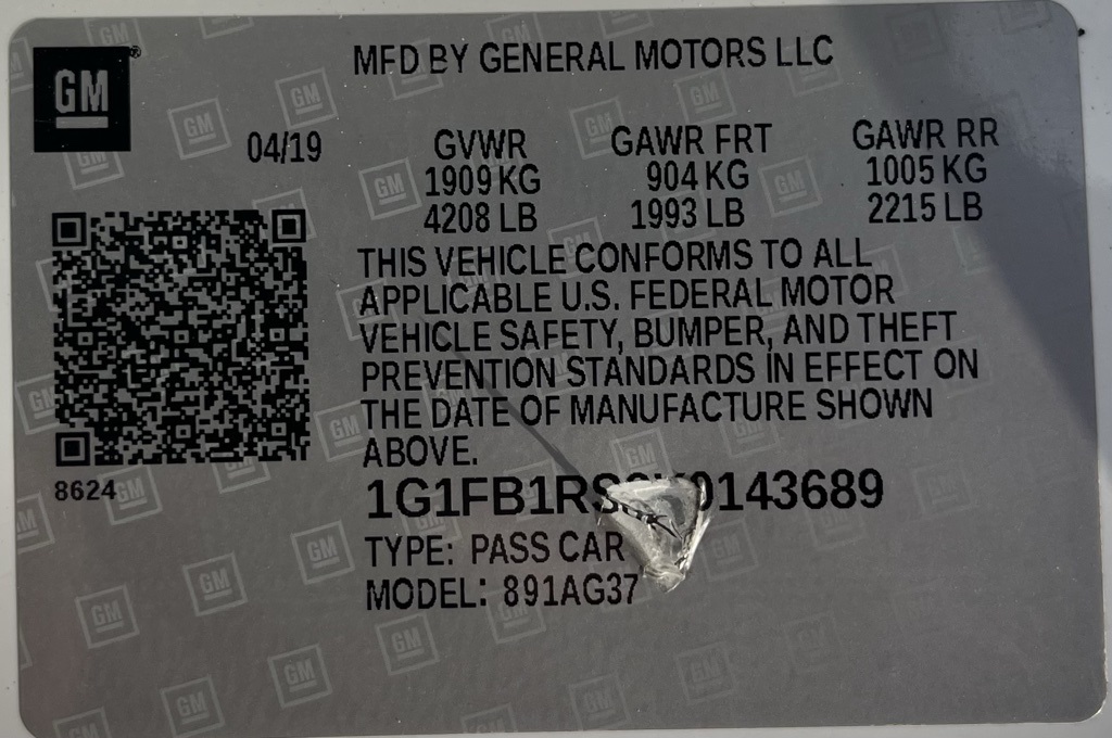 2019 Chevrolet Camaro 1LT White at North Houston Mitsubishi