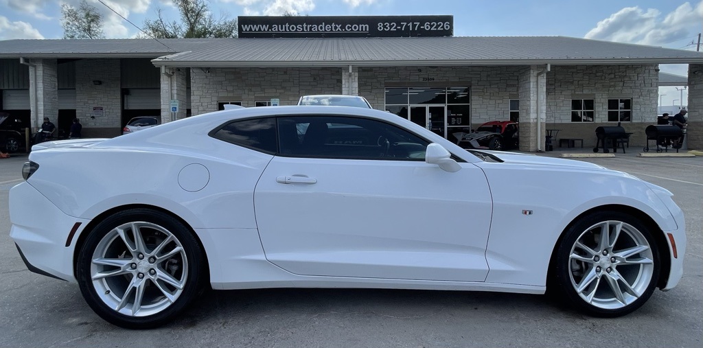 2019 Chevrolet Camaro 1LT White at North Houston Mitsubishi