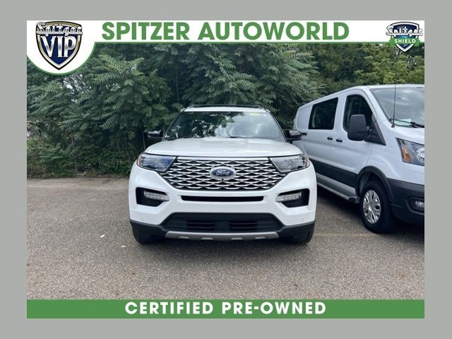 White Metallic 2024 Ford Explorer SUV / Crossover All-Wheel Drive Automatic