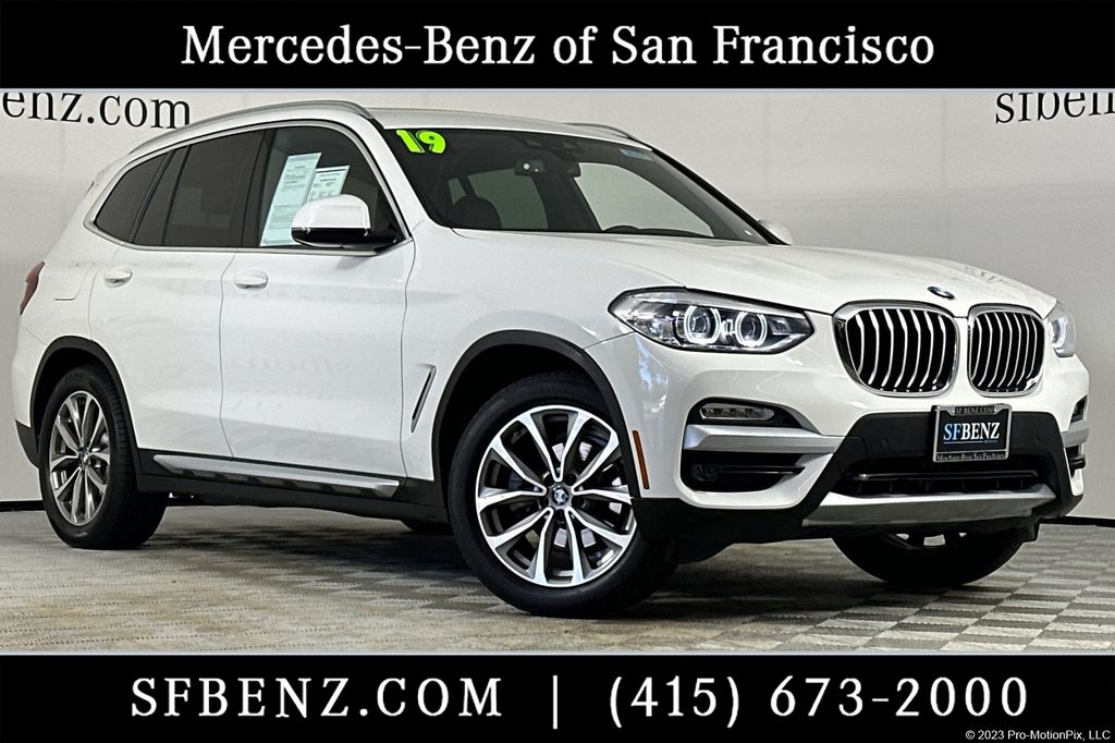 Alpine White 2019 BMW X3 sDrive30i RWD SUV / Crossover Rear-Wheel Drive 8-Speed Automatic