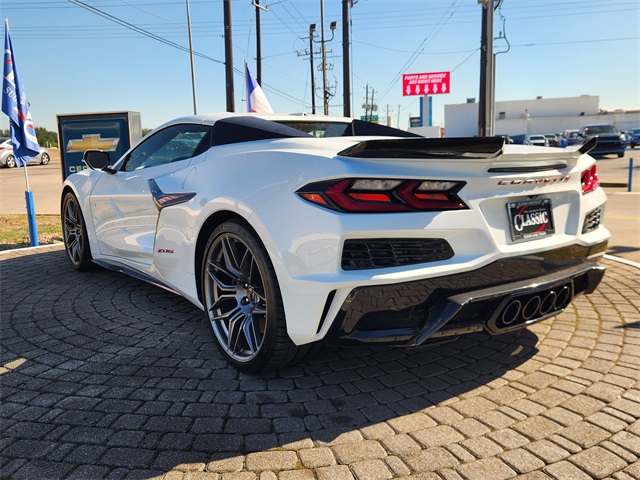 2024 Chevrolet Corvette Z06 White at Bayway Cadillac of The Woodlands