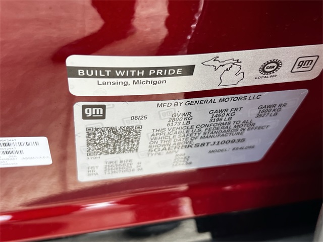 2026 Buick Enclave Sport Touring Red at Big Star Buick GMC