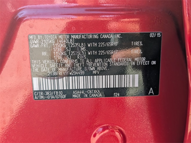 2015 Toyota RAV4 LE  at South Houston Nissan