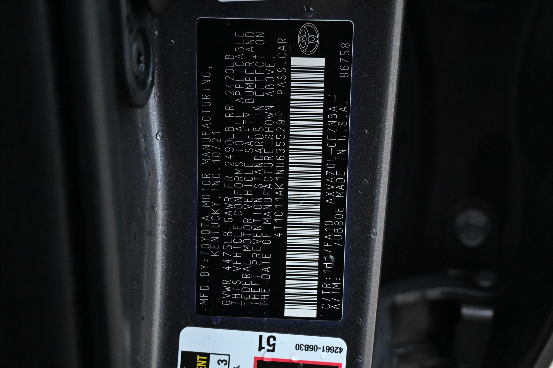 2022 Toyota Camry LE Gray at Westside Lexus