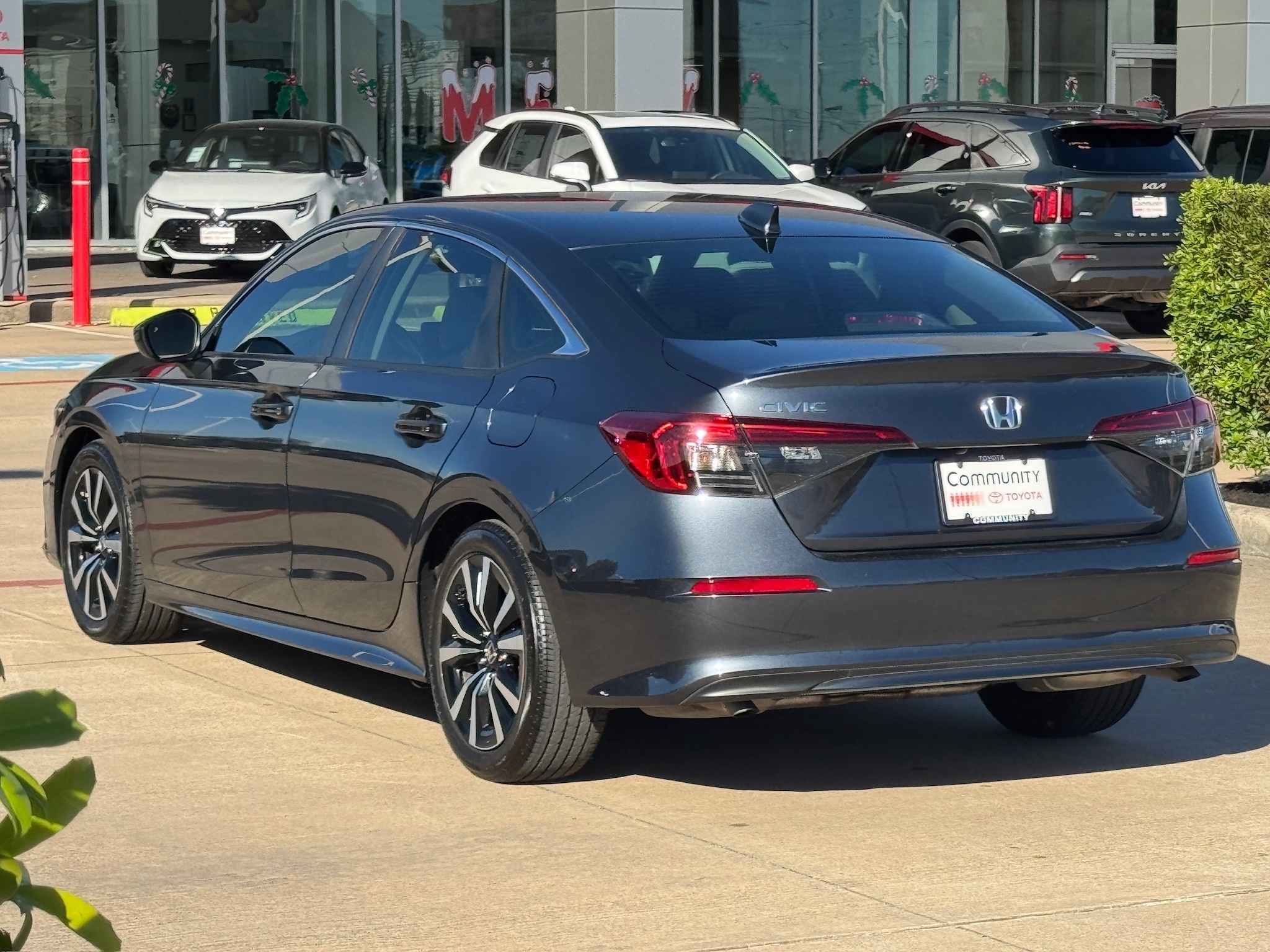 2023 Honda Civic EX Gray at Texan Dodge Chrysler Jeep Ram