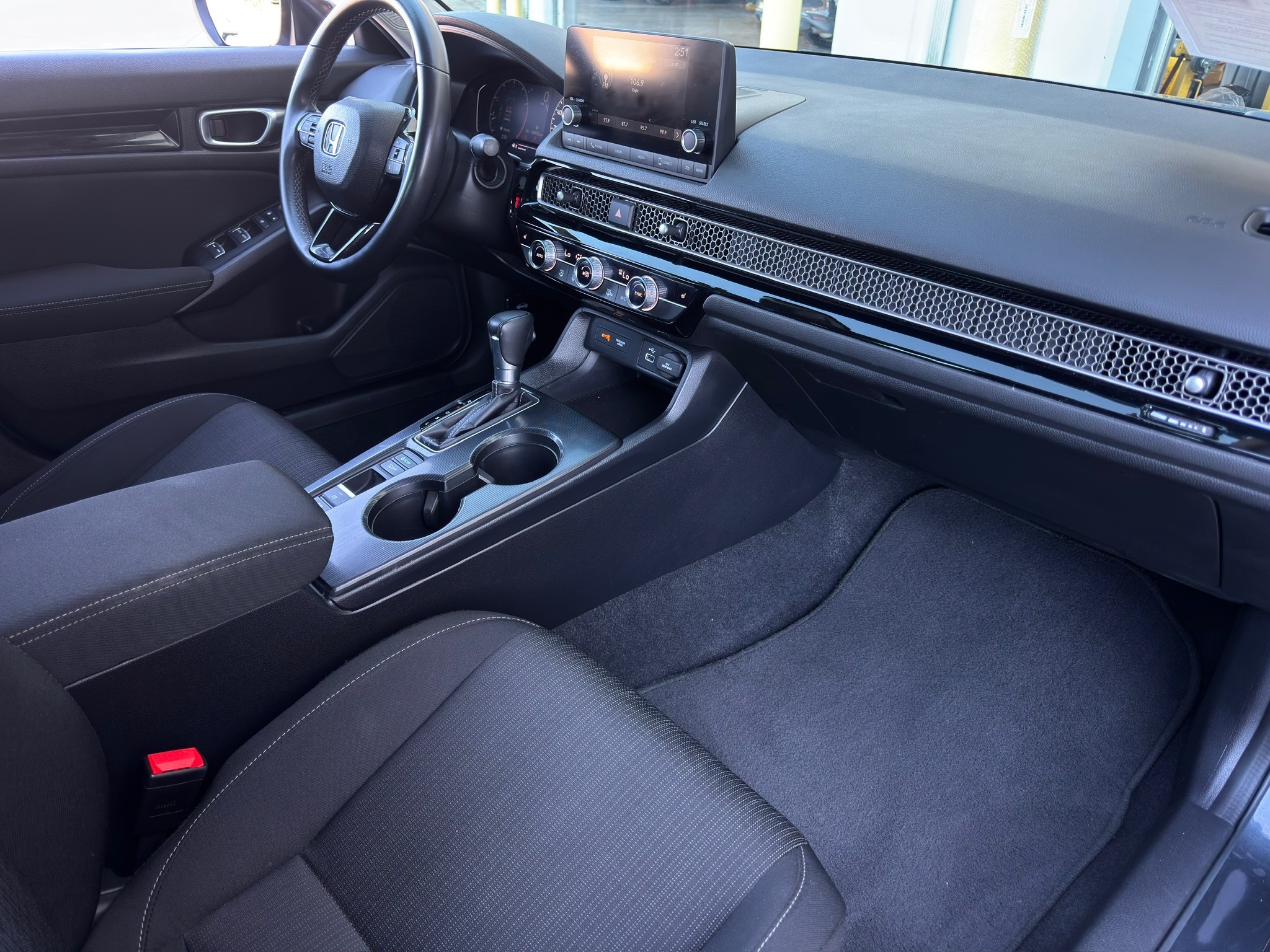 2023 Honda Civic EX Gray at Texan Dodge Chrysler Jeep Ram