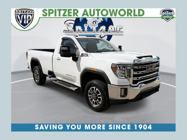Summit White 2021 GMC Sierra 2500HD Pickup Truck Four-Wheel Drive 6-Speed Automatic