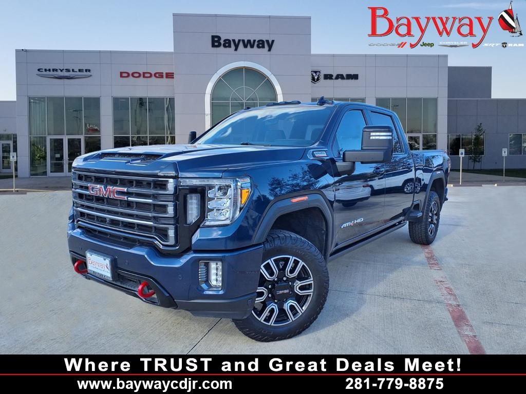 2022 GMC Sierra 2500HD AT4 Blue at Bayway Cadillac Southwest