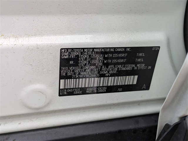 2024 Toyota RAV4 LE White at Davis Toyota of Orangeburg